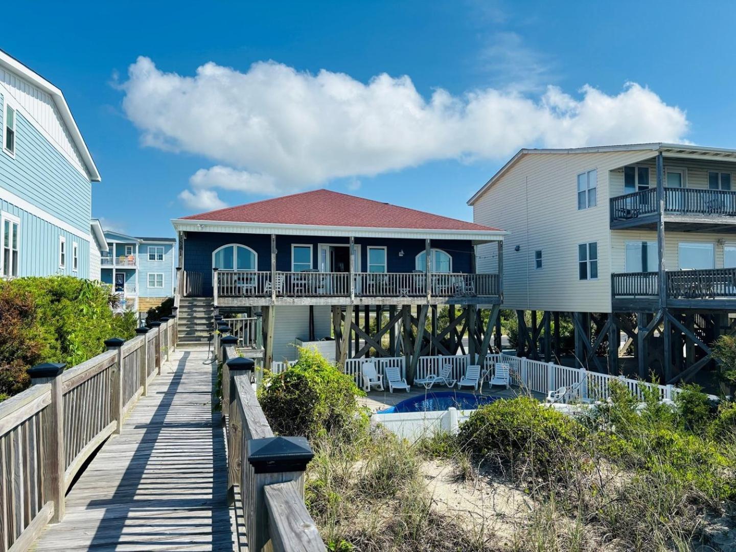 Villa Sea Biscuit Holden Beach Esterno foto